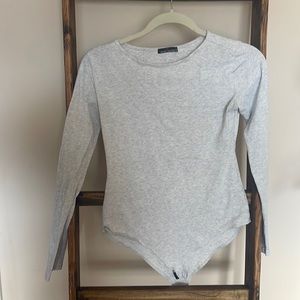 Grey/gray bodysuit size medium